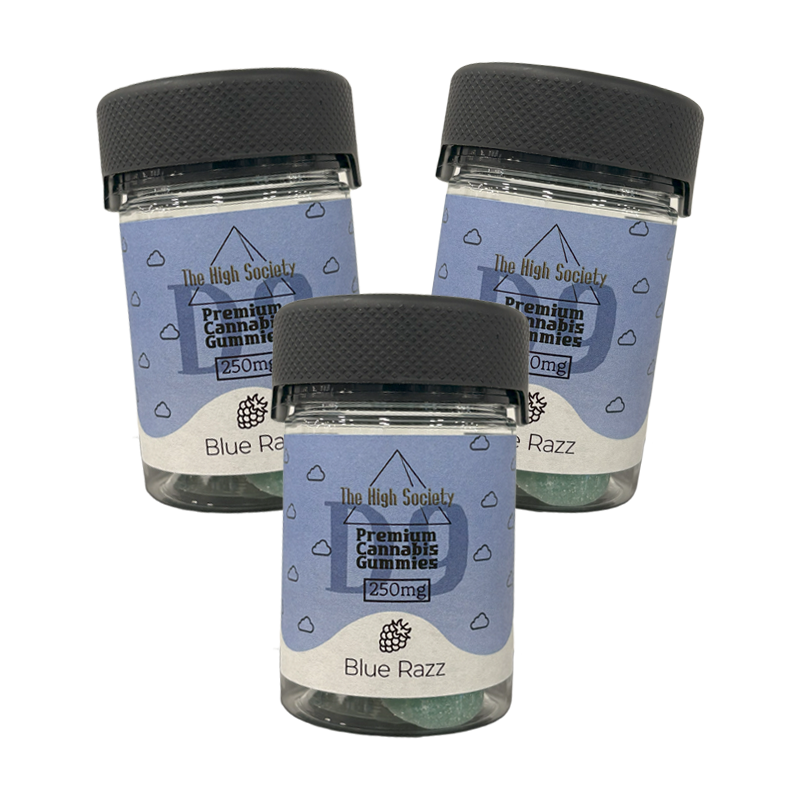 250mg & 500mg Gummies - The High Society Co