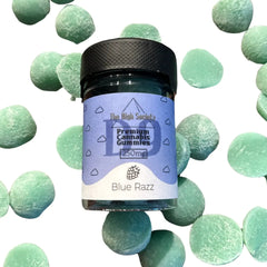 The High Society 250mg Delta-9 Gummies - Blue Razz The High Society Herbs Co