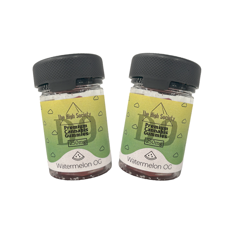 250mg & 500mg Gummies - The High Society Co