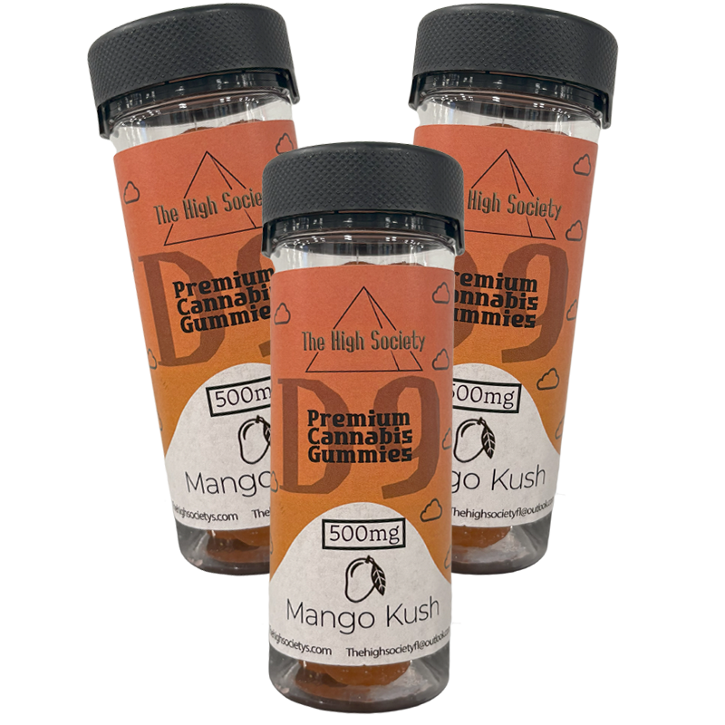 250mg & 500mg Gummies - The High Society Co